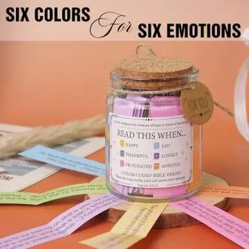 92 Hand Folded Bible Verse Jar for Encouragement and Faithful Gifts