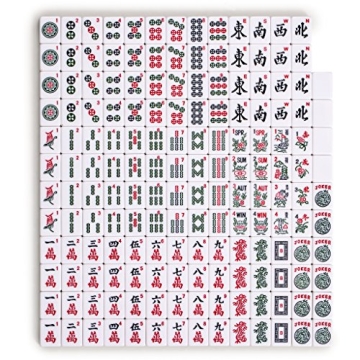 American Mahjong Tiles Set in Pepper - 166 Pieces