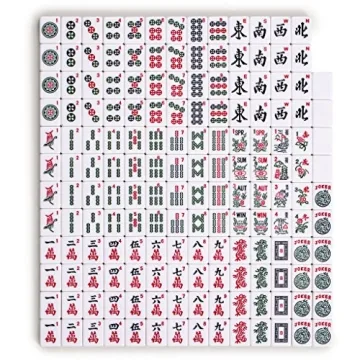 American Mahjong Tiles Set in Pepper - 166 Pieces