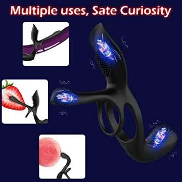 3 in 1 Couples Vibrator - 10 Modes & Ergonomic Design