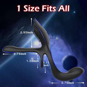 3 in 1 Couples Vibrator - 10 Modes & Ergonomic Design