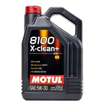 Motul 8100 X-Clean+ 5W30 Synthetic Engine Oil 5L