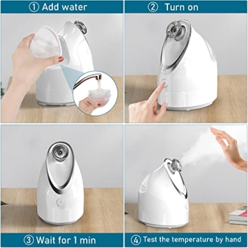 NewWay Nano Ionic Facial Steamer for Deep Hydration