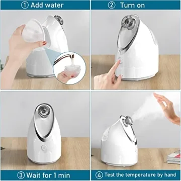 NewWay Nano Ionic Facial Steamer for Deep Hydration