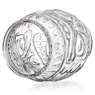 TOPZEA Unique Tiki Glass Mug Set for Parties and Cocktails