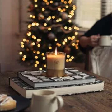 Votivo ICY Blue Pine Holiday Candle - 75 Hour Burn Time