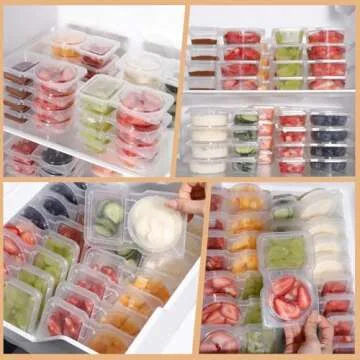 20Pcs Reusable Snack Containers for Portion Control