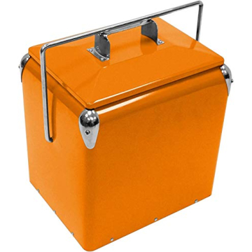 Creative Outdoor Stainless Steel Legacy Cooler - Retro Metal Vintage Ice Chest