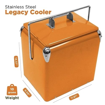 Creative Outdoor Legacy Cooler - Vintage Style & Portable