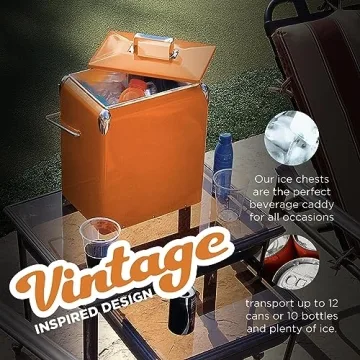 Creative Outdoor Legacy Cooler - Vintage Style & Portable