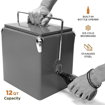 Creative Outdoor Legacy Cooler - Vintage Style & Portable