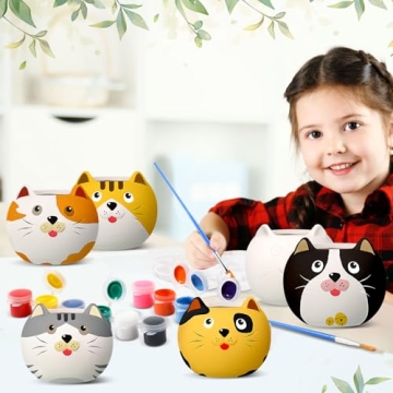 DIY Ceramic Succulent Planters for Kids - Craft Set