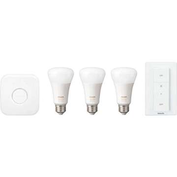 Philips Hue Phillips-HUE LED Lightbulbs, 5 Piece Set, All Colrs in Rainbow & White