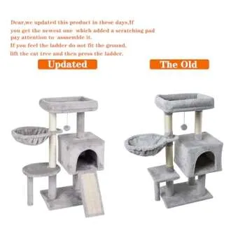 FISH&NAP Stylish & Safe Cat Tree for Kittens