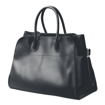 Genuine Leather Bags for Women Large Tote Bag Retro Top-handle Bag Trendy Work Bag Leather Purse 202...