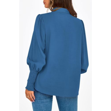 PRETTYGARDEN Women Button Down Shirt for Fall 2024