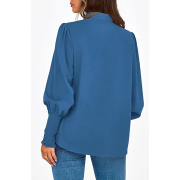 PRETTYGARDEN Women Button Down Shirt for Fall 2024