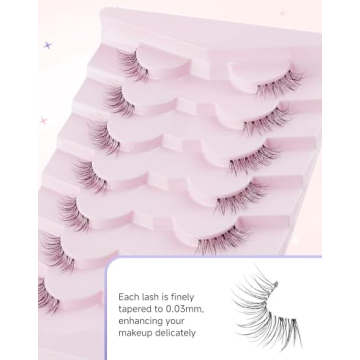 Natural Half Lashes for Everyday Elegance and Comfort