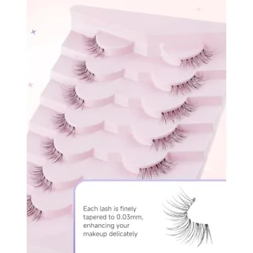 Natural Half Lashes for Everyday Elegance and Comfort
