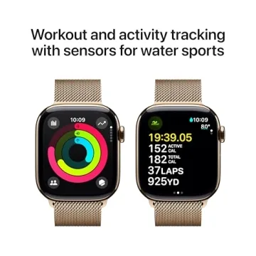 Apple Watch Series 10 GPS + Cellular 42mm - Gold Case