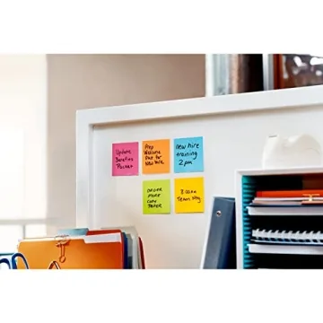 Post-it Super Sticky Notes 3x3, 6 Pads, Bright Colors