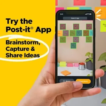 Post-it Super Sticky Notes 3x3, 6 Pads, Bright Colors