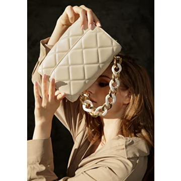 Before & Ever Small Beige Purse - Versatile Vegan Leather Bag