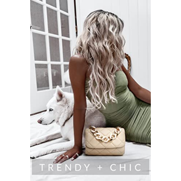 Before & Ever Small Beige Purse - Versatile Vegan Leather Bag