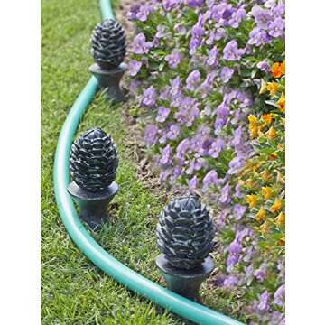 Liberty Garden 615 Decorative Pine Cone Garden Hose Guide - Bronze