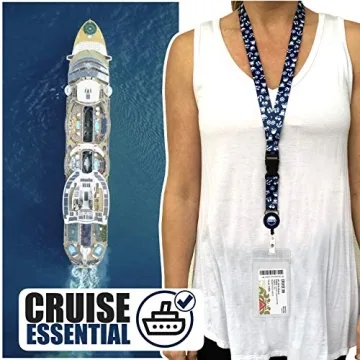 Waterproof Cruise Lanyard Retractable Badge Holder 2024-2025