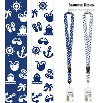 Waterproof Cruise Lanyard Retractable Badge Holder 2024-2025