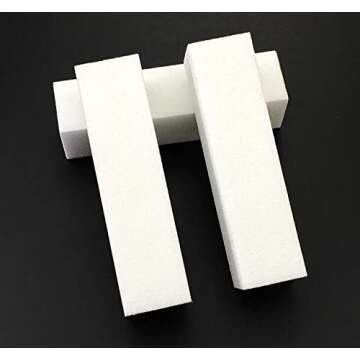 10 Pack EVA Sponge Nail File Buffers for Perfect Nails