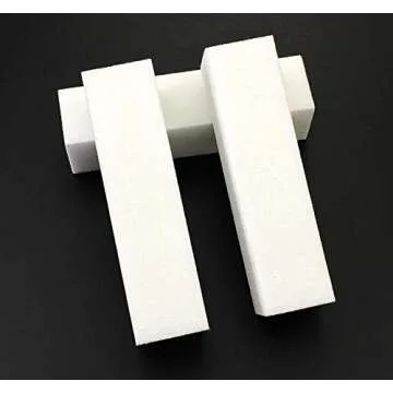 10 Pack EVA Sponge Nail File Buffers for Perfect Nails