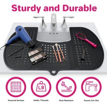 Sink Topper Foldable Sink Cover for Beauty Essentials