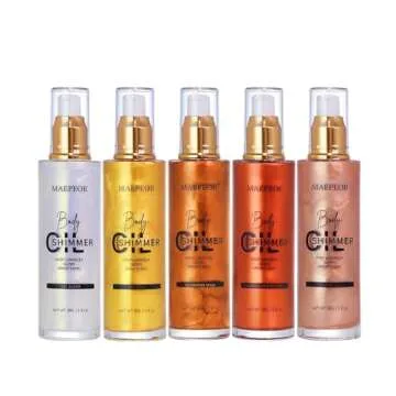 MAEPEOR Shimmer Body Luminizer 5 Colors - Moisturizing Glow Illuminator