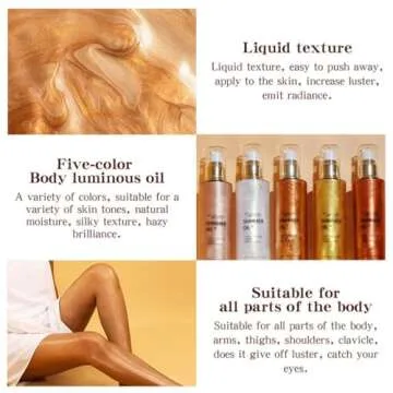 MAEPEOR Shimmer Body Luminizer - Glow Illuminator for Skin