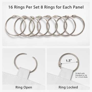 Blackout Curtain Liners - 100% Darkening Panels Included