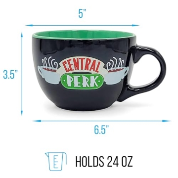 Oversized Silver Buffalo FRIENDS Central Perk Mug