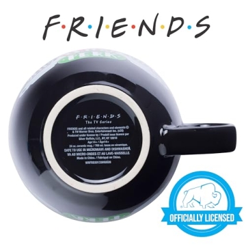 Oversized Silver Buffalo FRIENDS Central Perk Mug