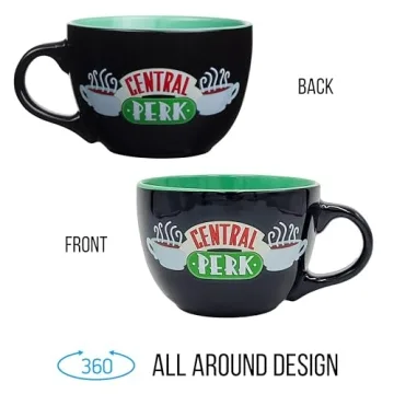 Oversized Silver Buffalo FRIENDS Central Perk Mug