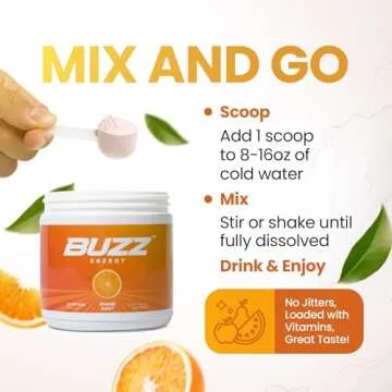 Morning Buzz Energy Drink Powder for a Powerful Boost