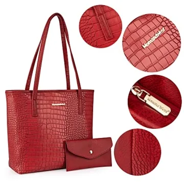 Montana West Tote Bag Stylish Vegan Leather Handbag