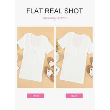 Summer Ribbed Button Down Tops for Women - Dokotoo