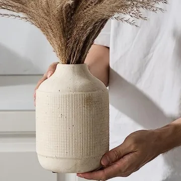 Ceramic Rustic Farmhouse Vase for Stylish Home Decor
