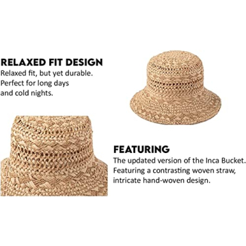 Stylish Lack of Color Women's Inca Bucket Hat for Summer