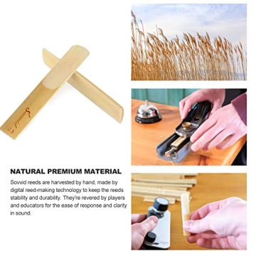 Sovvid 10 Pack Bb Clarinet Reeds - Strength 2.5