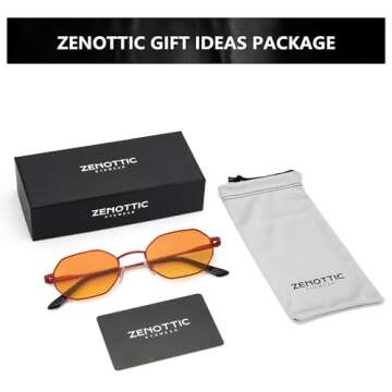 ZENOTTIC Octagonal Polarized Sunglasses for Everyone