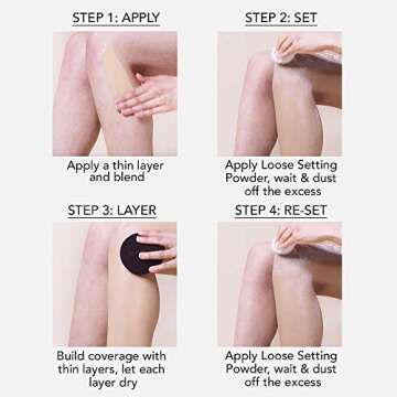 Dermablend Leg and Body Makeup Foundation with SPF 25, 25W Light Sand, 3.4 Fl. Oz.