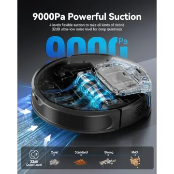 Kewbily Robot Vacuum and Mop Combo for Smart Cleaning