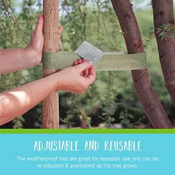 VELCRO Brand Garden Ties for Secure Plant Support